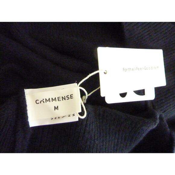 NWT Commense black crew neck sweater size M - Picture 5 of 6